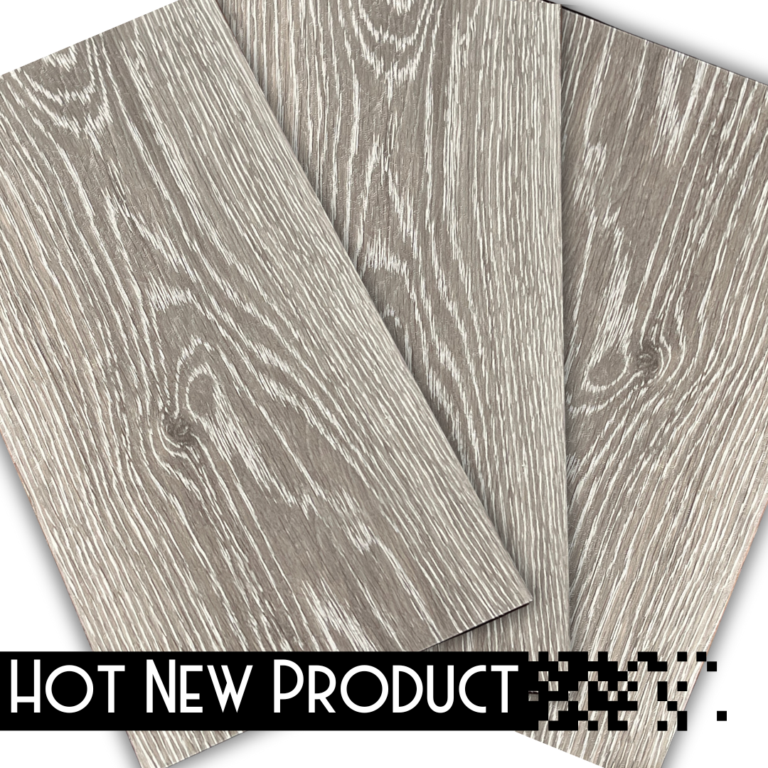 VINYL PLANK FOSSIL GRAY 5mm - COMMERCIAL DRY BACK