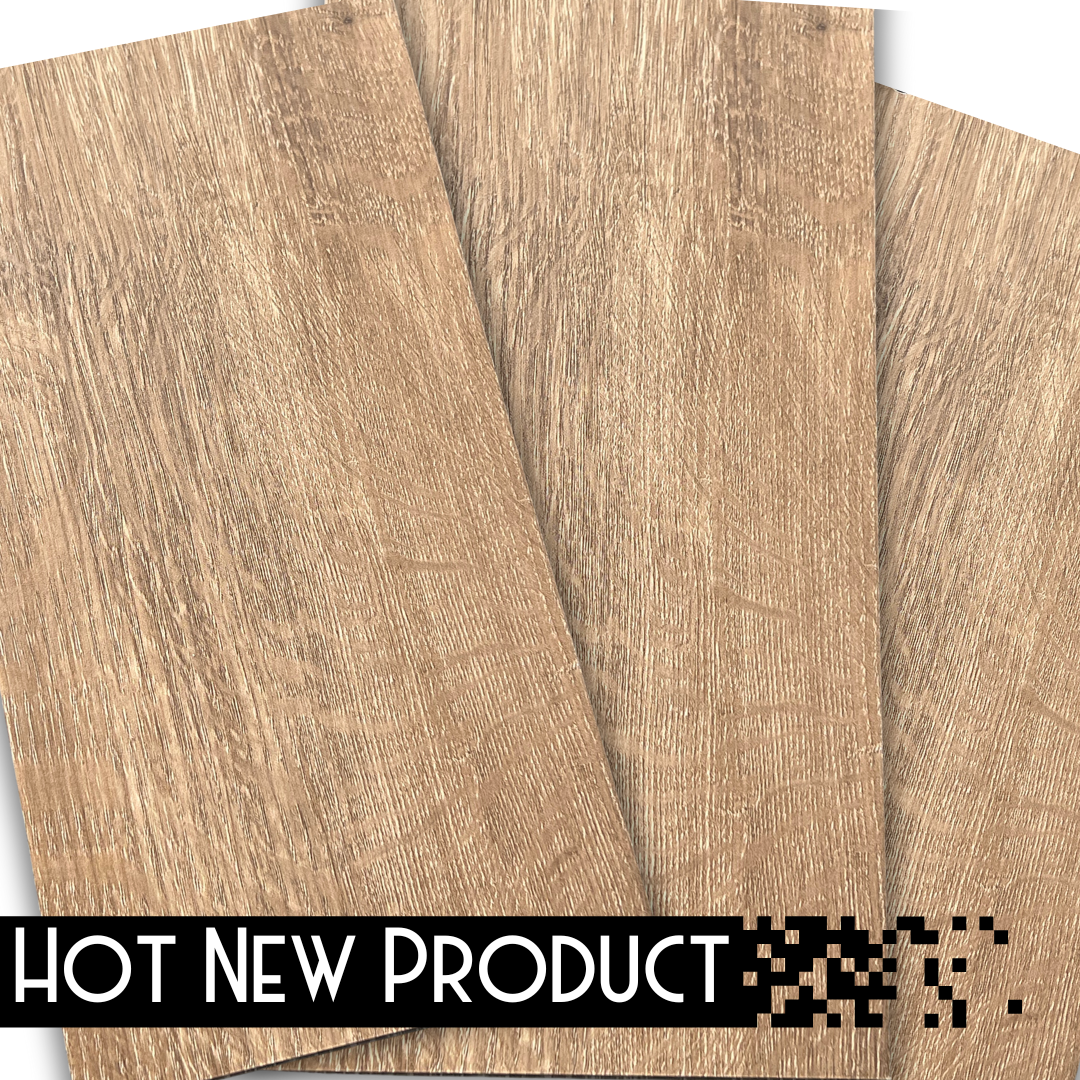 VINYL PLANK WOODLAND UMBER 5mm - COMMERCIAL DRY BACK