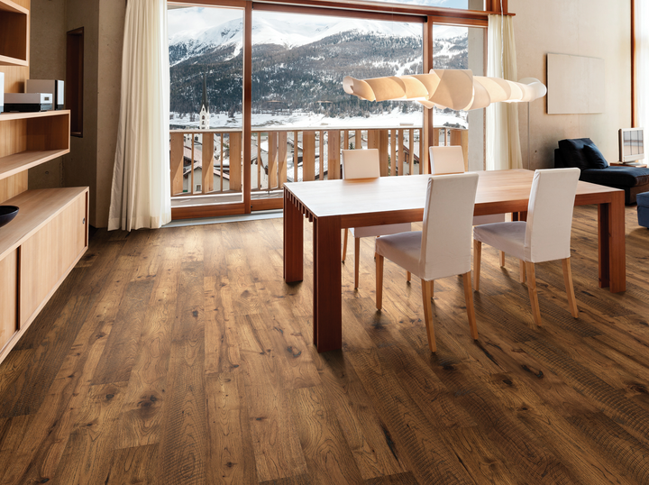 ENGINEERED HICKORY WHEATSTONE - 3/8" x 7.5" - BARNWOOD COLLECTION