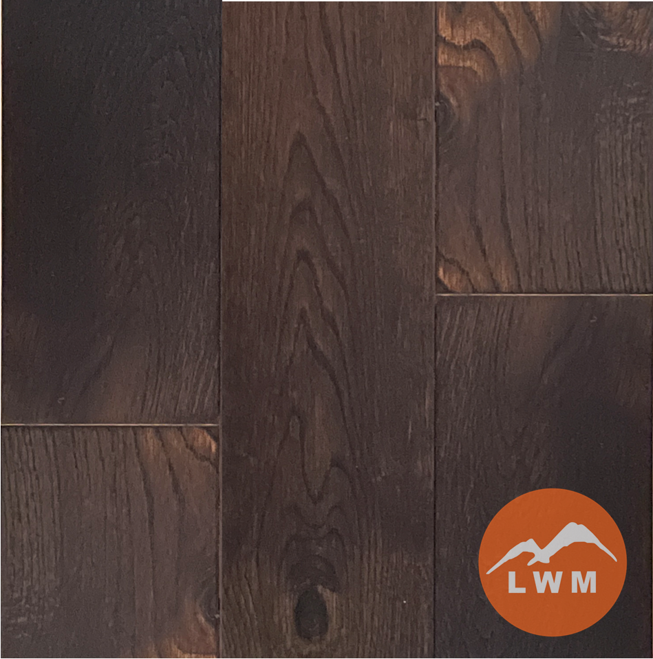 ENGINEERED BRUSHED OAK JAVA - 3/4" x 5-9/10" - HOMESTEAD COLLECTION