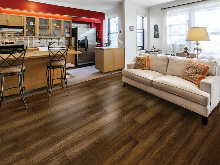 ENGINEERED HICKORY SHIPLAP - 9/16" x 5" - BARNWOOD SELECT COLLECTION