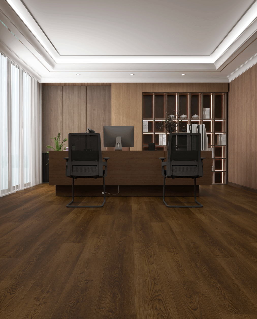 EVOLUX BORDEAUX WINE  | 9" x 60"  WHISPER WOODS LITE COLLECTION