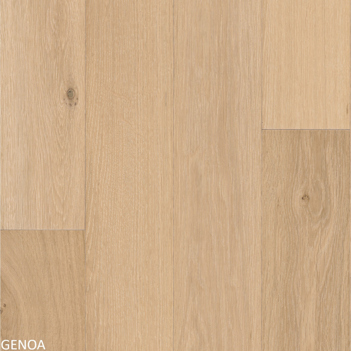 ENGINEERED BRUSHED OAK GENOA - 3/4" X 5" - MILANO COLLECTION - 4mm Wear Layer