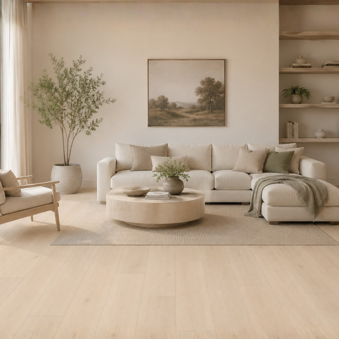 ENGINEERED BRUSHED OAK SORRENTO - 3/4" X 5" - MILANO COLLECTION - 4mm Wear Layer