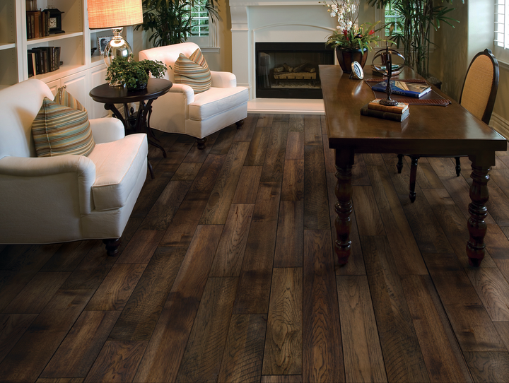 ENGINEERED HICKORY TOBACCO FARM - 9/16" x 5" - BARNWOOD SELECT COLLECTION