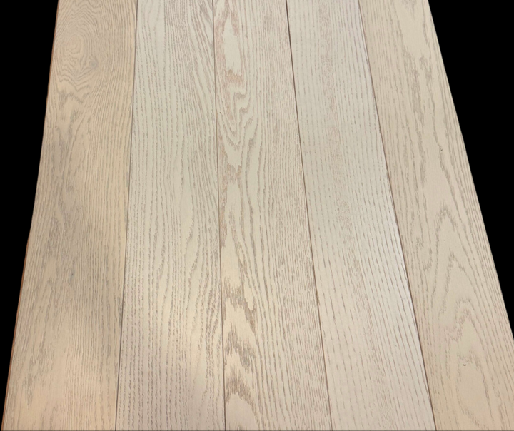 SOLID BRUSHED OAK PEARL - 3/4" x 4-4/5" - BILTMORE COLLECTION
