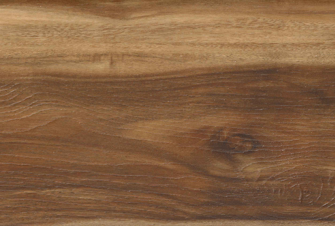 A close-up view of a medium brown wood grain surface with natural texture and subtle tonal variation.