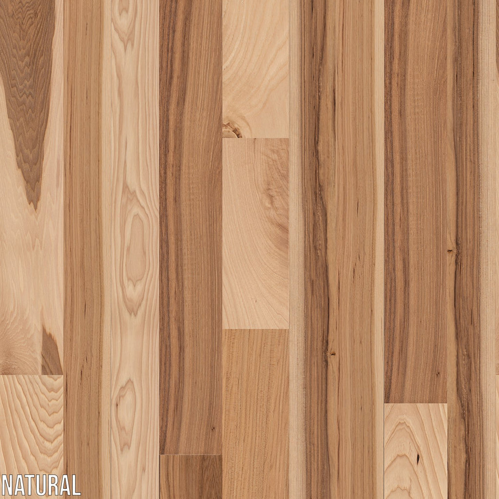 SOLID HAND SCRAPED HICKORY NATURAL - 3/4