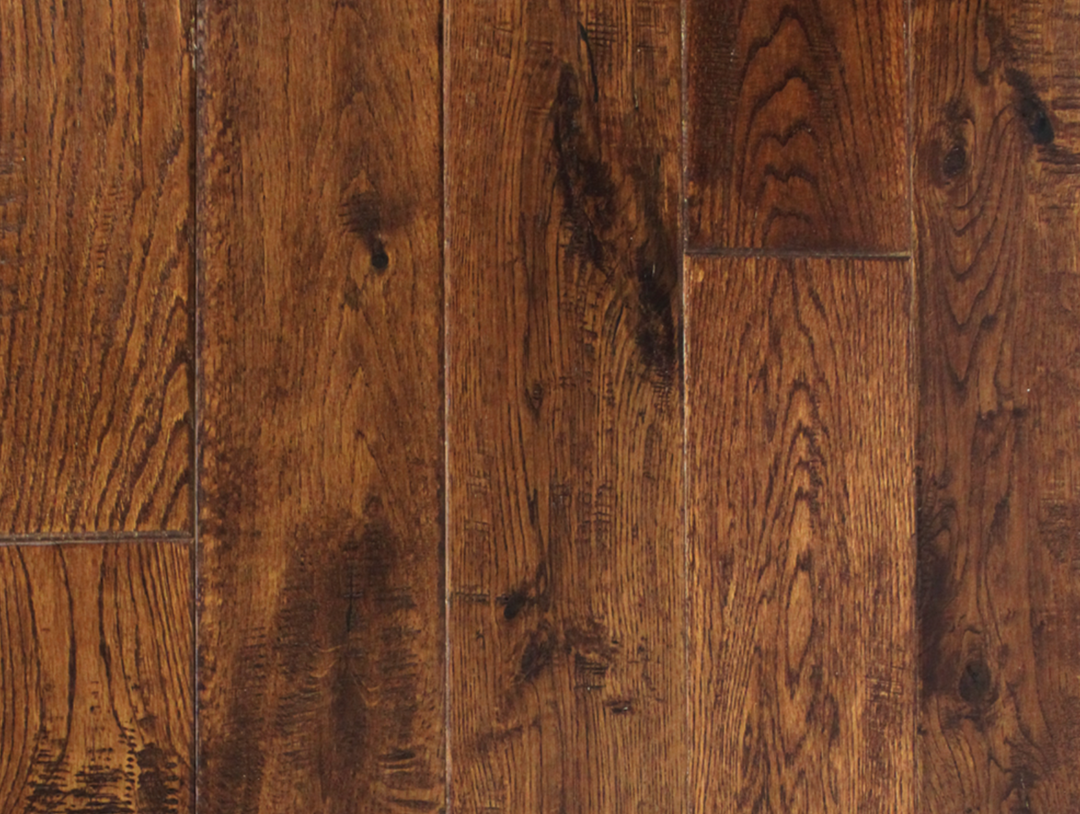 SOLID OAK BROWN RAINER - 3/4" x 5" - MOUNTAIN HERITAGE COLLECTION