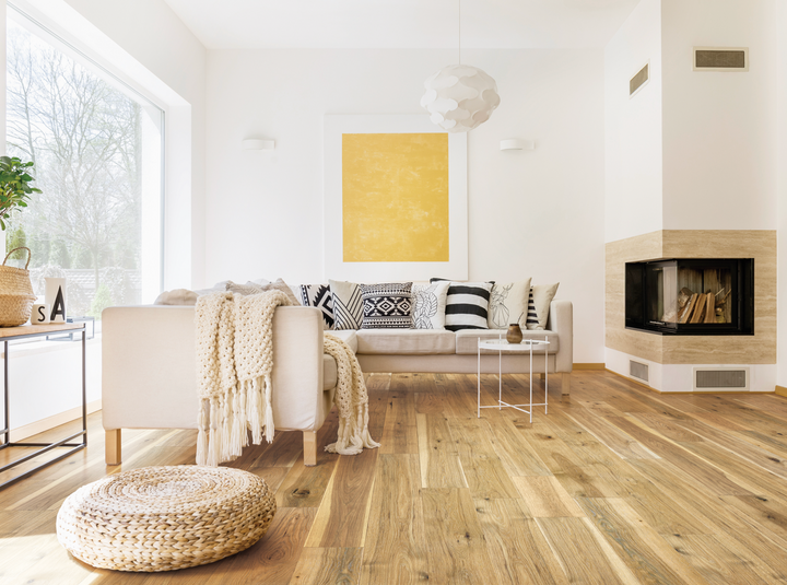 ENGINEERED HICKORY NATURAL RUSTIC - 1/2" x 7-1/2" - STREAMSIDE COLLECTION