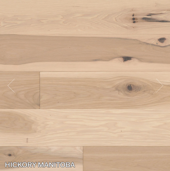 SOLID HICKORY MANITOBA  - 3/4" x 4-1/4" - PROVINCE COLLECTION
