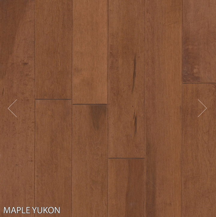 SOLID MAPLE YUKON   - 3/4" x 4-1/4" - PROVINCE COLLECTION