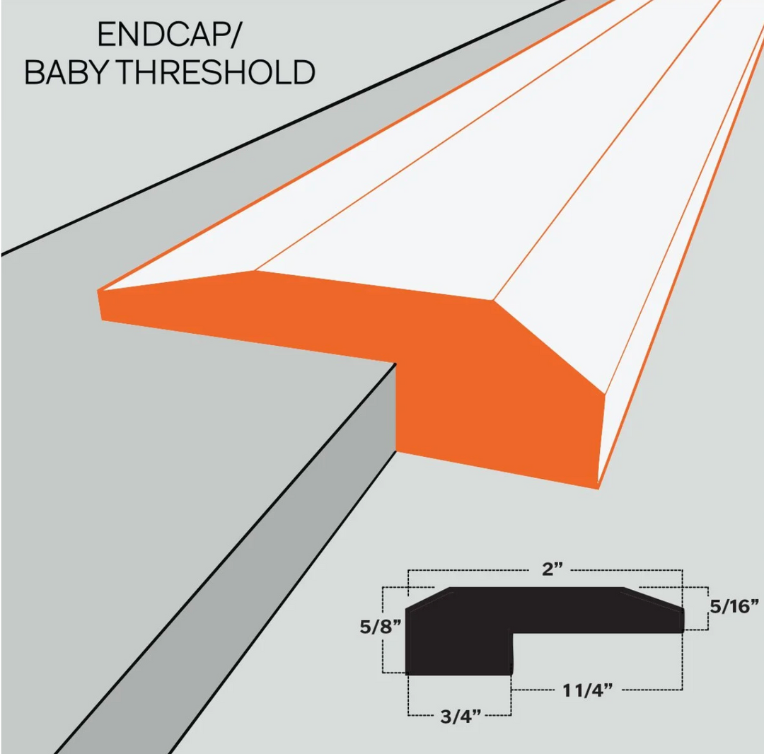 Endcap | Baby Threshold - Solid/Engineered Hardwood - L.W. Mountain