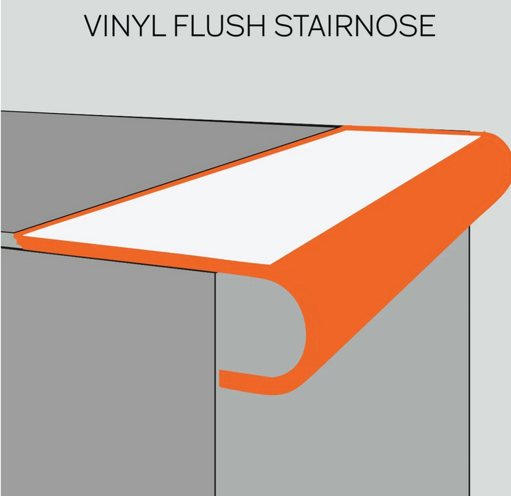 Flush Stairnose - Vinyl  (Only For Specific Collections) - L.W. Mountain