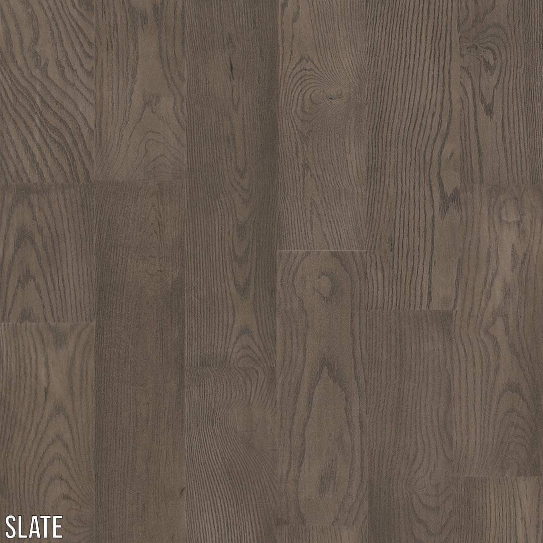 SOLID DISTRESSED OAK SLATE - 3/4" x 4-15/16" - BILTMORE COLLECTION