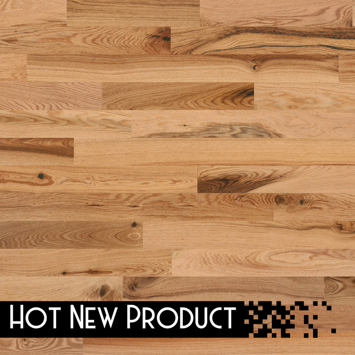 SOLID RED OAK NATURAL - 3/4" x 3.25" - MONTEBELLO COLLECTION