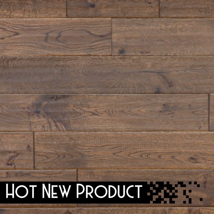 SOLID OAK GREY SHADOW - 3/4" x 5" - OLD TOWN COLLECTION