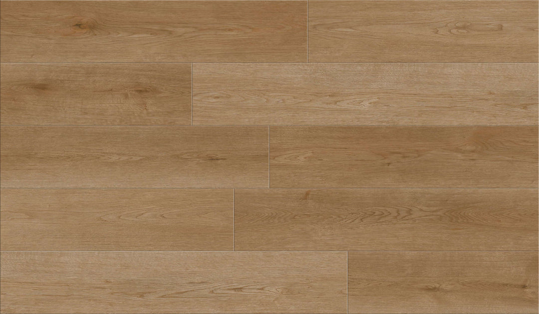 Wooden flooring with a natural brown finish