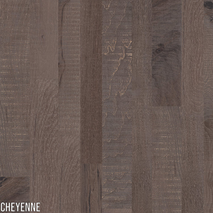 SOLID HAND SCRAPED HICKORY CHEYENNE - 3/4"(2-1/4", 3-1/2", 4-1/2") - TIMBERLAND COLLECTION