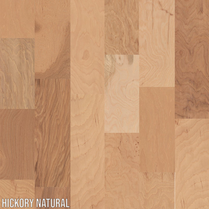ENGINEERED HICKORY NATURAL - CASTLE COLLECTION