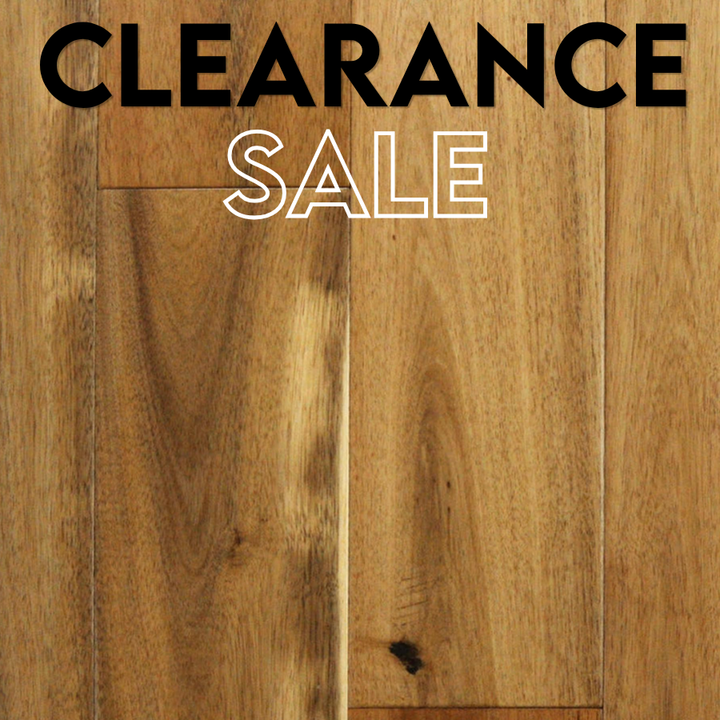 ENGINEERED WIDE LEAF ACACIA NATURAL - 3/8" X 5"  (HAND-SCRAPED) - LIMITED STOCK