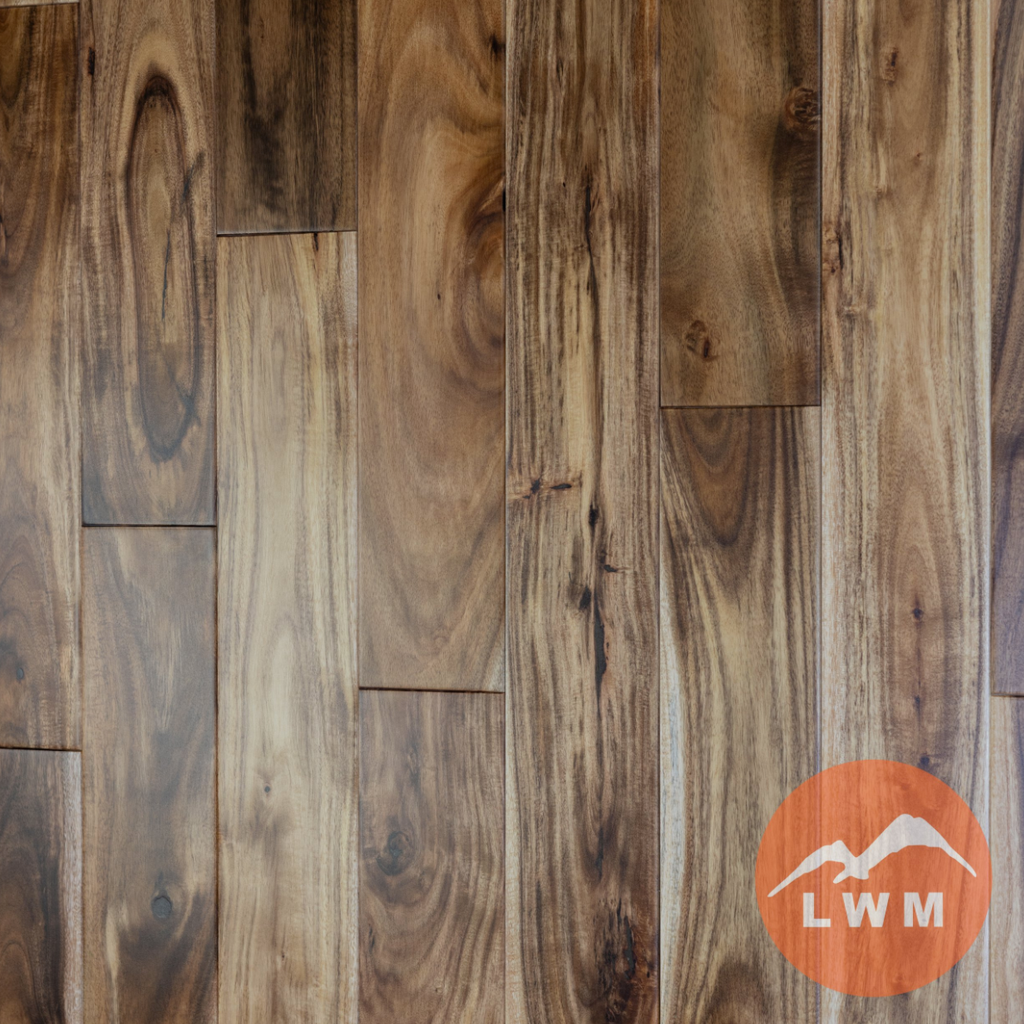 SOLID HAND-SCRAPED SMALL LEAF ACACIA NATURAL - 3/4