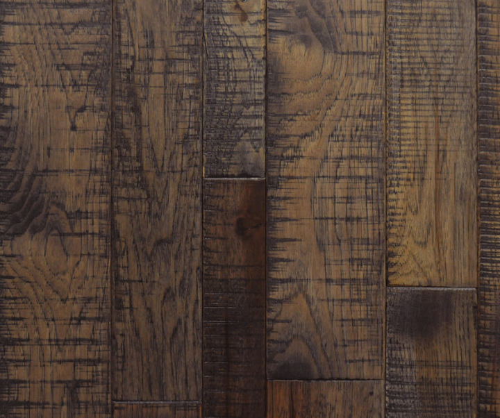 SOLID HAND SCRAPED HICKORY SANDRIFT - 3/4"(2-1/4", 3-1/2", 4-1/2") - TIMBERLAND COLLECTION
