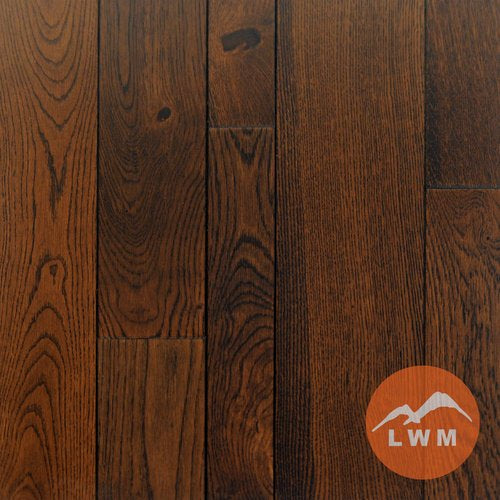 SOLID HAND-SCRAPED OAK BURLYWOOD - 3/4"(2-1/4", 3-1/4", 4-1/4") - CASCADE COLLECTION
