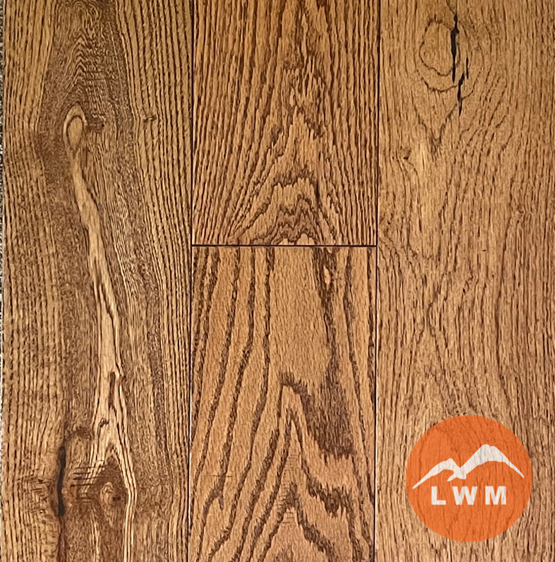 SOLID HAND-SCRAPED OAK GOLDEN - 3/4" x 4-15/16" - CLASSIC COLLECTION