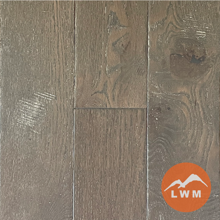 SOLID HAND-SCRAPED OAK TAUPE - 3/4" x 4-15/16" - CLASSIC COLLECTION